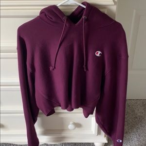 Champion cropped hoodie